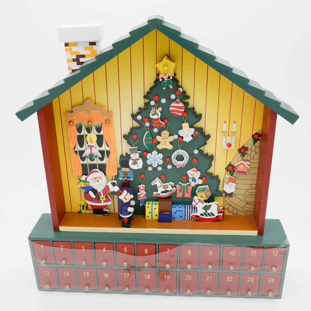 Calendario Casetta in Legno - Calendario dell'Avvento