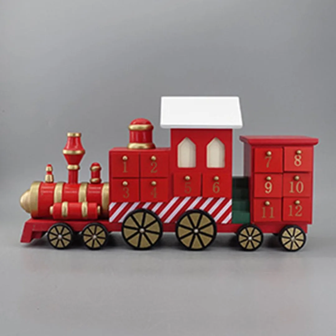 Trenino in Legno - Trenino calendario dell'Avvento