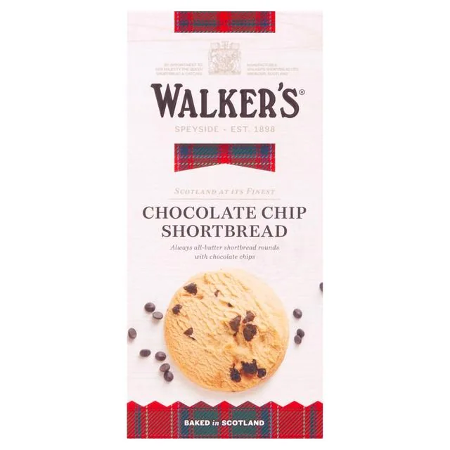 Walkers Chocolate Chip Shortbread 150g