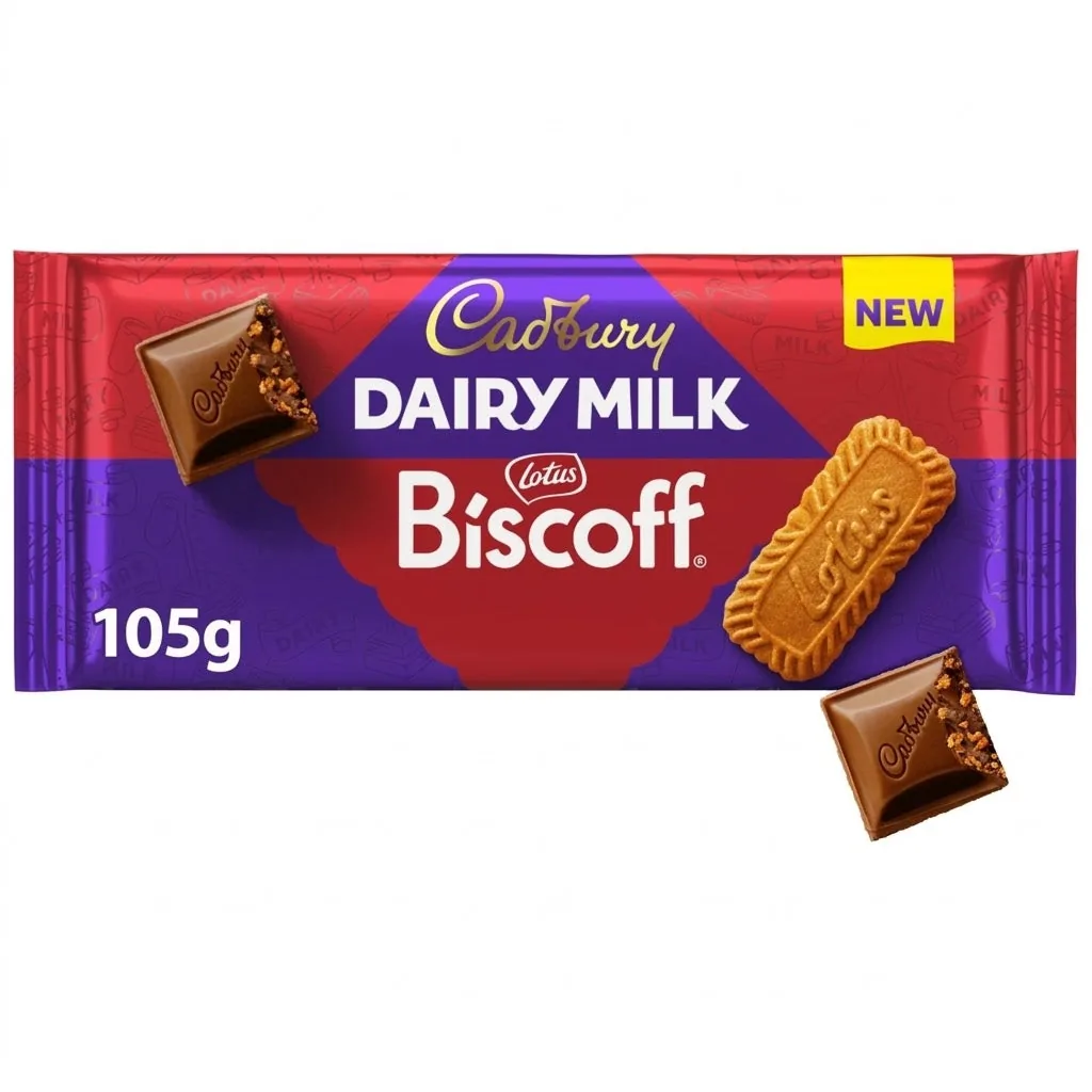 Cadbury Dairy Milk Biscoff Biscuit Chocolate Bar