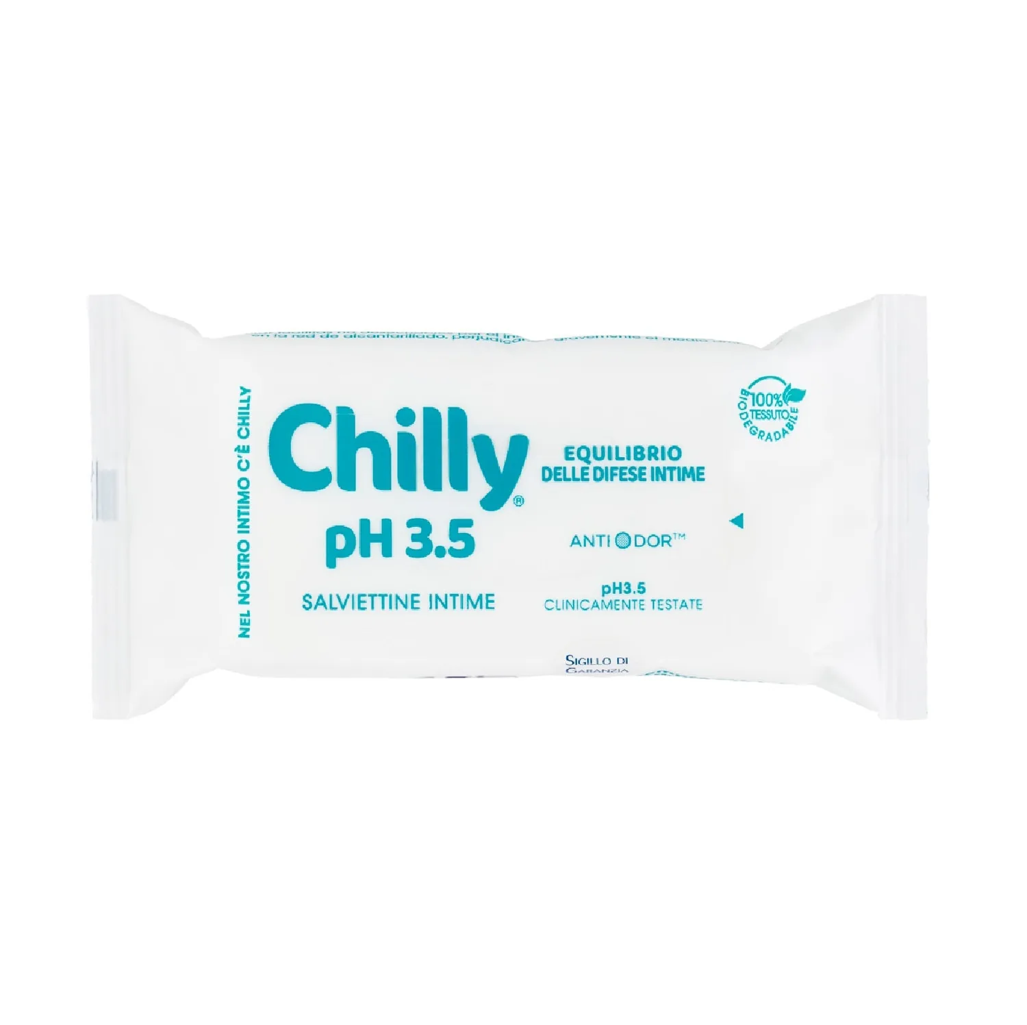 12x Chilly pH 3.5 Salviettine Intime Lingettes intimes anti-odeurs 12 pièces