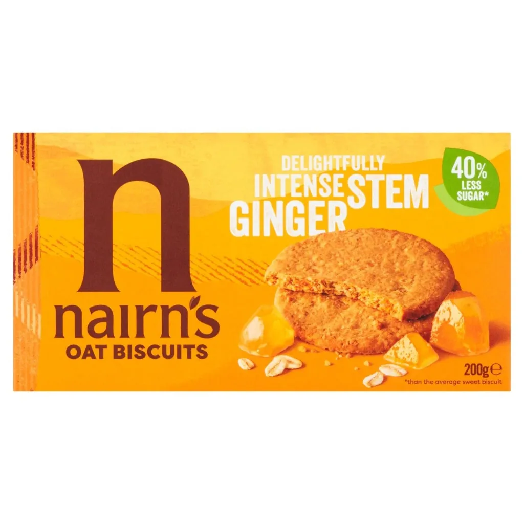 Nairn's Stem Ginger Oat Biscuits 200g