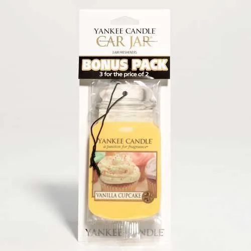 3 PROFUMATORI AUTO VANILLA CUPCAKE