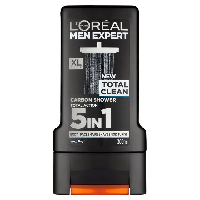 L'Oreal Paris Men Expert Total Clean Shower Gel 300ml