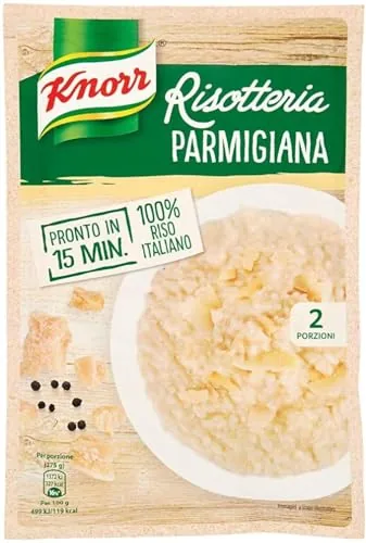 15 X Knorr Risotto Dans Le Riz Parmigiana 175 G 100 % Italien Plats Préparés