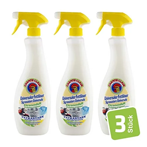 Chante Clair Lot De 3 Dégraissant Universel Parfum Citron 750 Ml