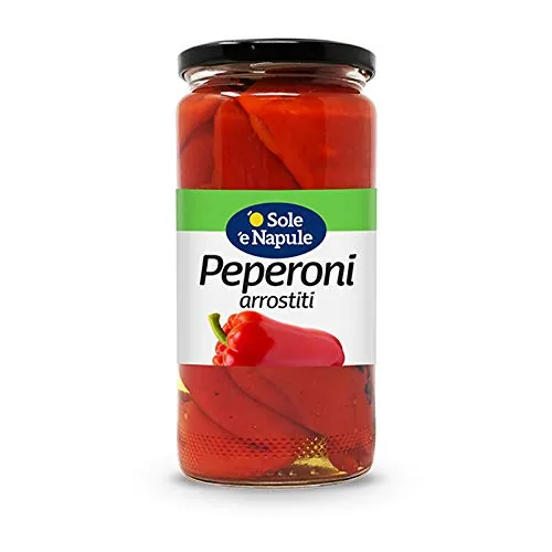 Poivrons Grillés En Saumure - 480 Gr. 'O Sole 'E Napule