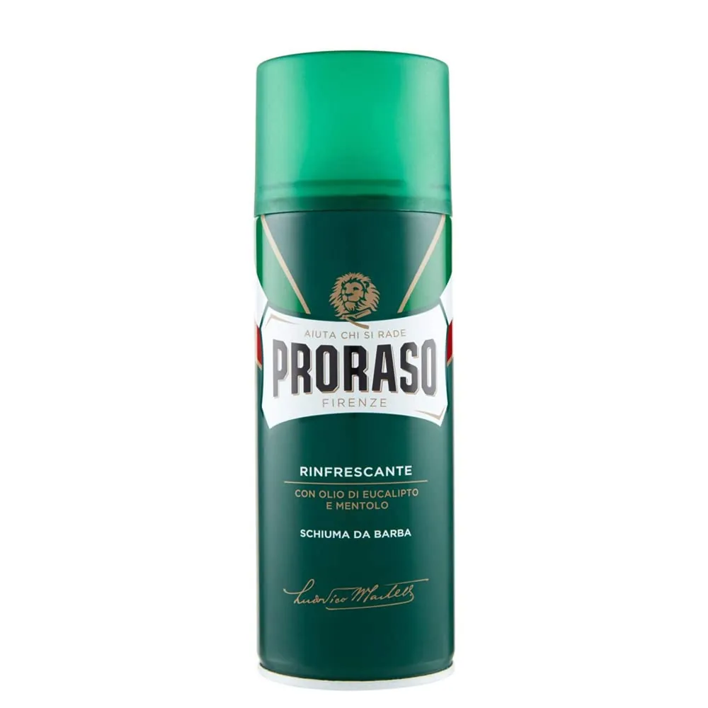 Proraso Proraso Green Shaving Foam Lot De 6 Mousses À Raser 400 Ml