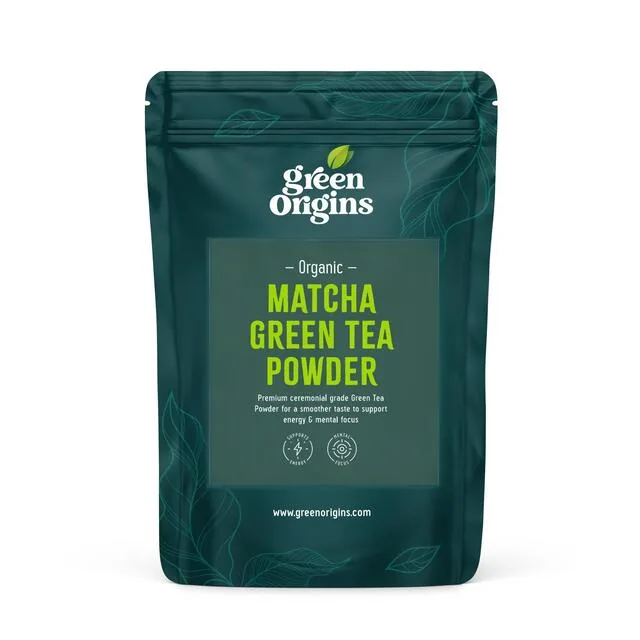 Green Origins Organic Japanese Ceremonial Matcha Green Tea Powder 30g