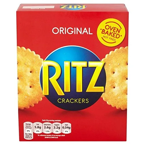 Ritz - Biscuits Salés Original Crackers - Lot De 2 Paquets De 200 G