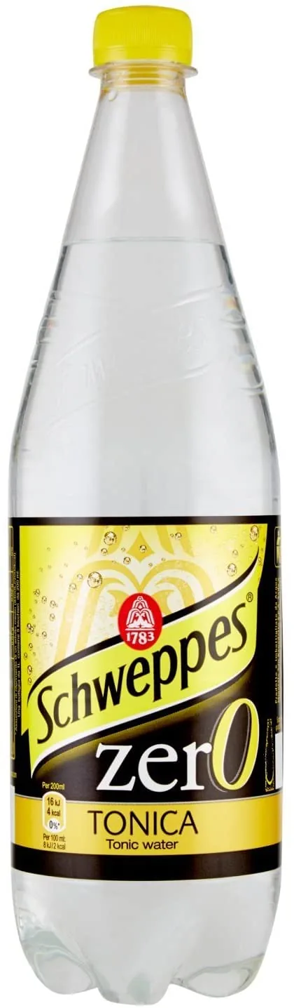 6x Schweppes Tonica Zero Getönten Ohne Zucker Pet 0,6 L Erfrischend