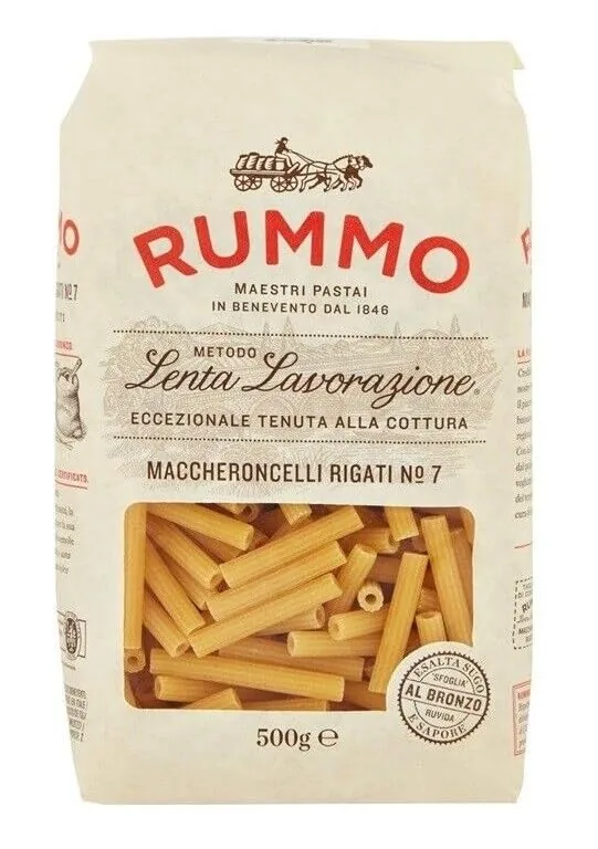 Rummo Pasta Maccheroncelli N°7 Lot De 16 Pâtes Italiennes À Base De Semoule De Blé Dur, Pâtes Italiennes 500 G