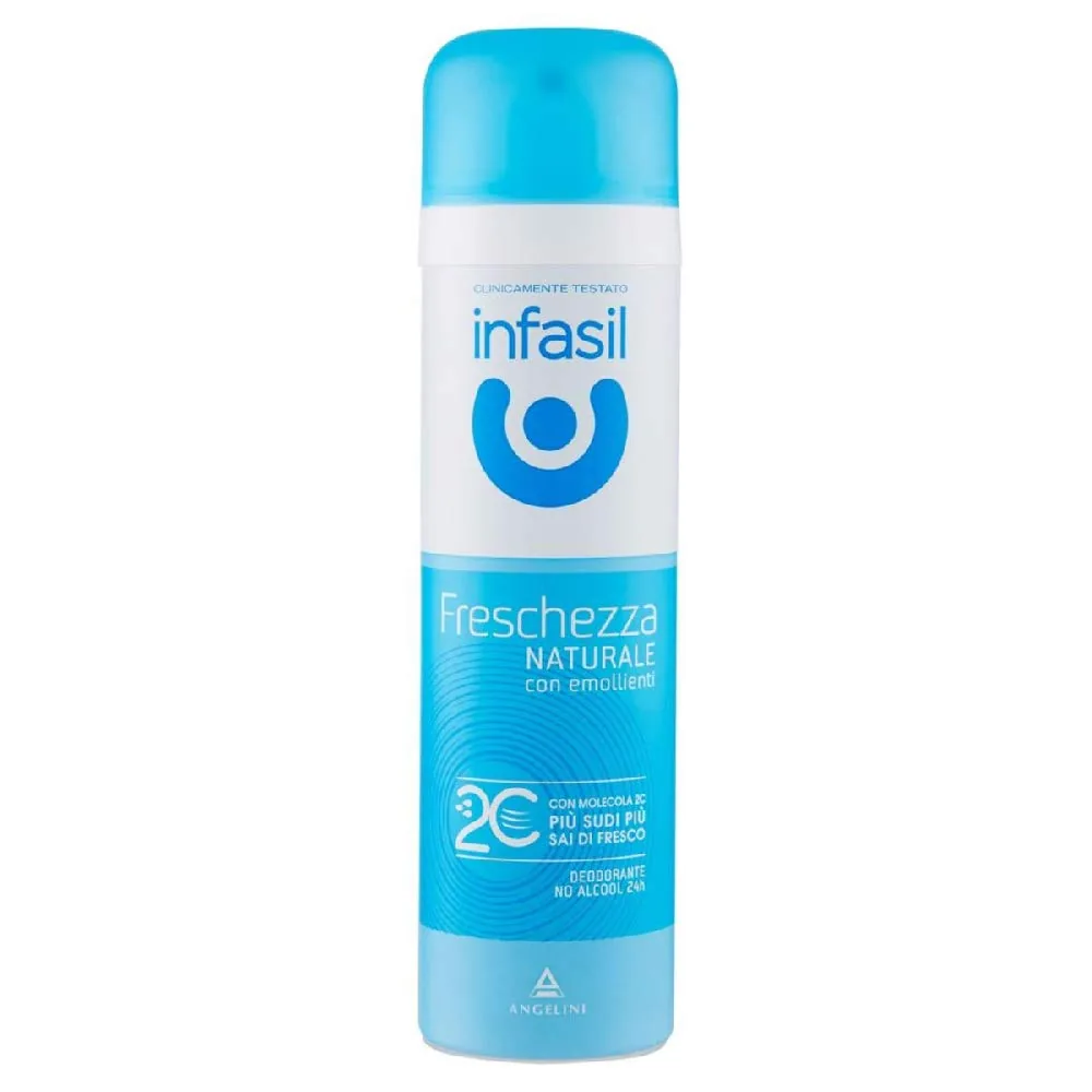 Infasil - 6 X Déodorants Spray Fraîcheur Naturelle '2 C' 150 Ml Par Déo