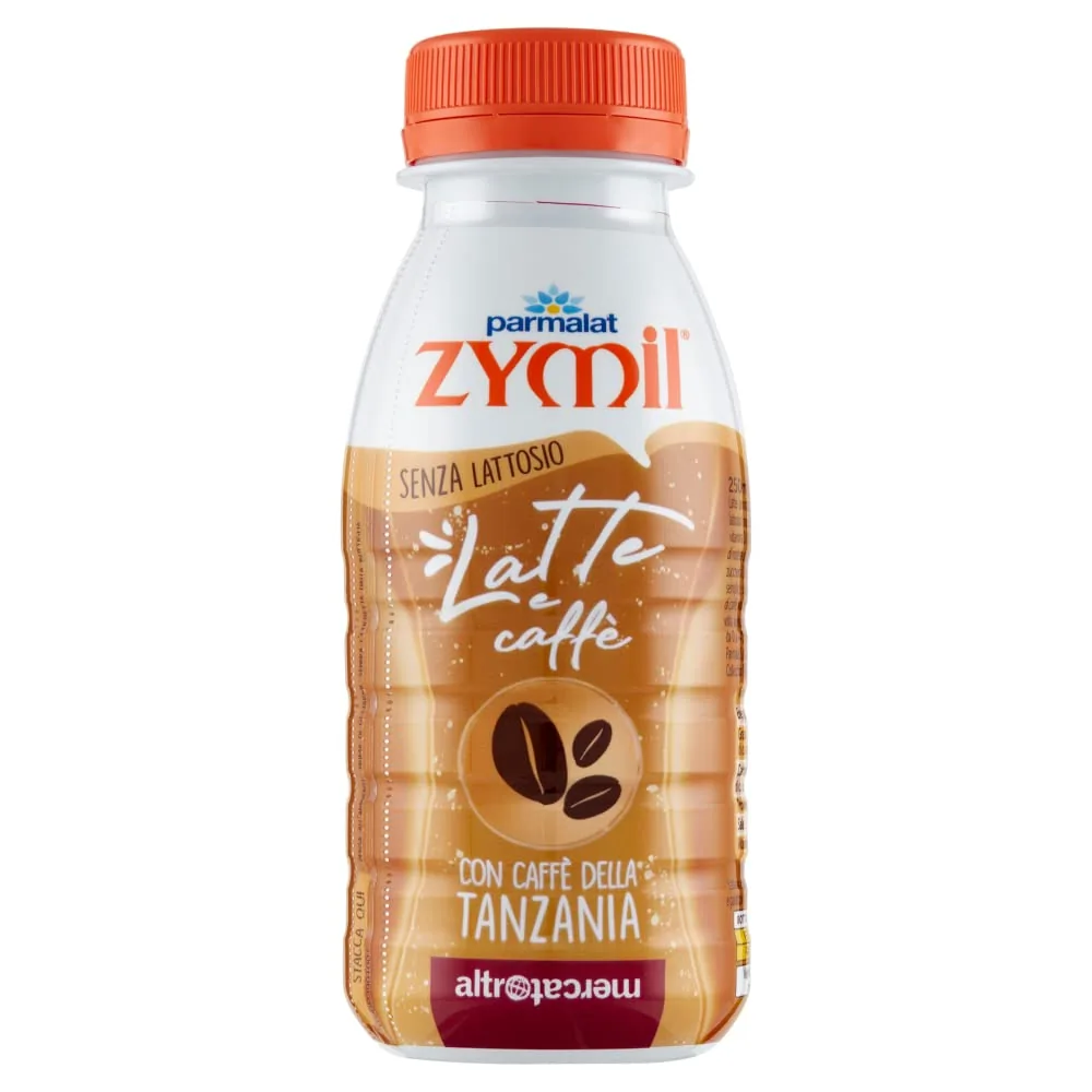 12 X Zymil Lait Et Café Sans Lactose Avec Café De Tanzanie 250 Ml