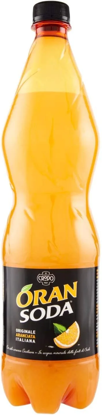 Oransoda Lot De 12 Bouteilles En Pet 1 L Campari Orange Soda Limonade Italienne