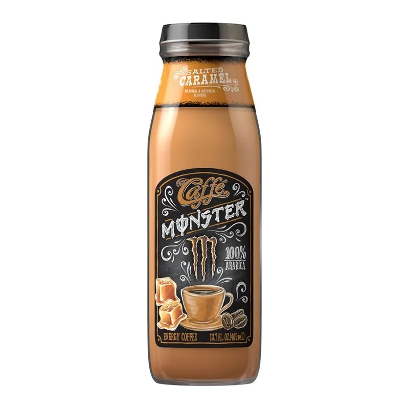 Monster Caffè Salted Caramel, boisson énergisante au café et caramel de 405 ml