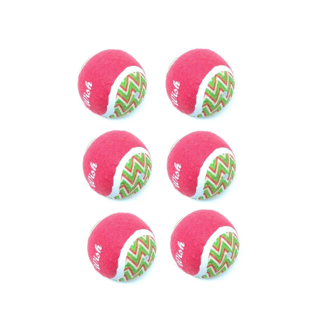 6 palle Tennis gioco cane