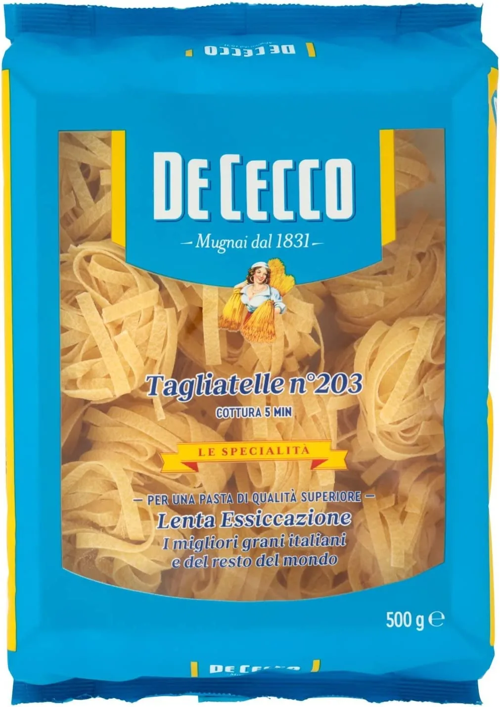 10 X De Ceccotagliatelle No. 203 Italian Pâte 500 G