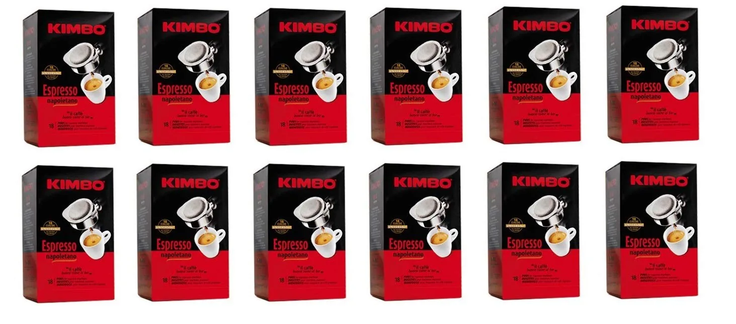 216 Pads De Café Kimbo Espresso Napoletano