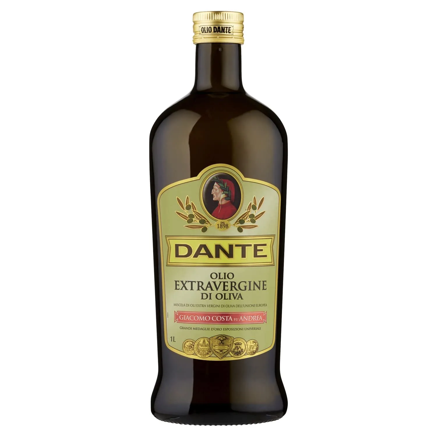 Dante G. Costa Olio Extravergine Di Oliva Italie Huile D'olive Extra Vierge 1lt