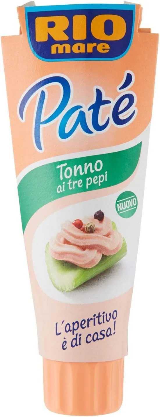 6 X Rio Mare Patè Tonno 3 Tre Pepi Crème Thon 3 Poivrons 100 G À Tartiner
