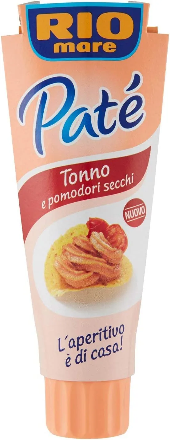 12 X Rio Mare Patè Tonno E Pomodori Crème Thon Et Tomate 100 G À Tartiner