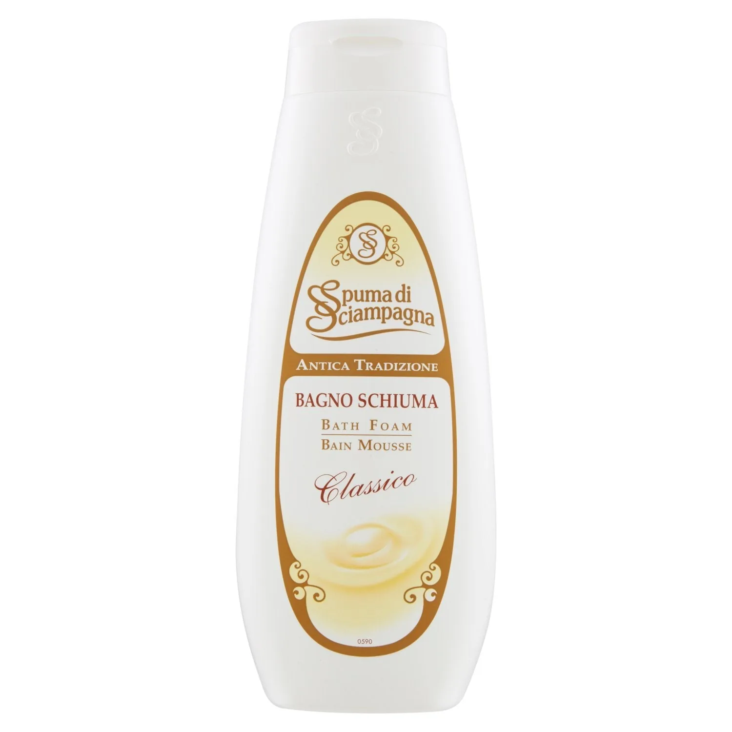 Spuma Di Sciampagna - Bain Mousse, Classique, 500 Ml - [Lot De 4]