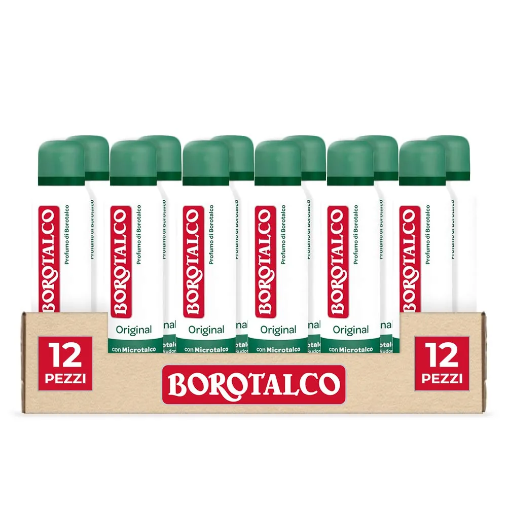 Borotalco Spray Original 12 X 150 Ml