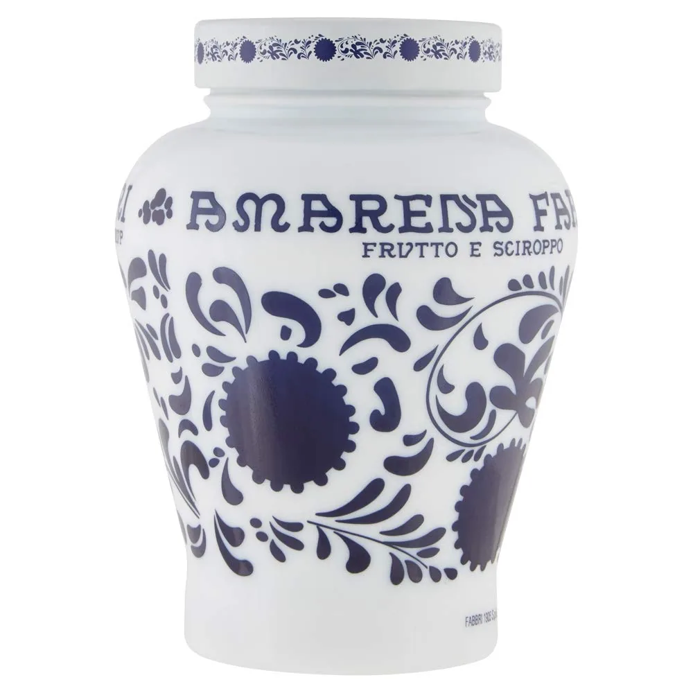 Fabbri Amarena Sciroppo Amarena Lot De 6 Sirops Cerises Sauvages Noir 230 G