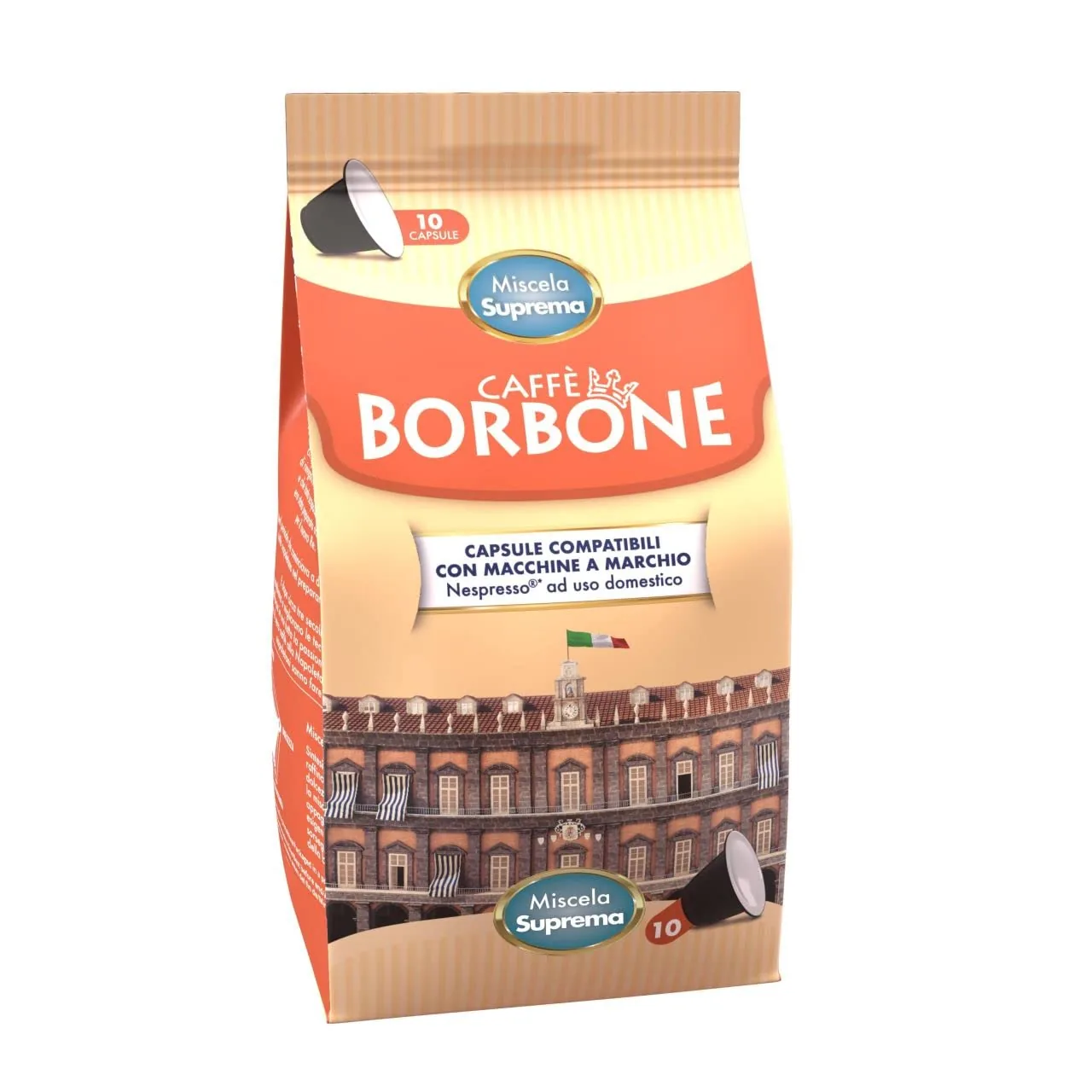 Borbone Suprema Lot De 10 Capsules De Café Mélangées, 50 G