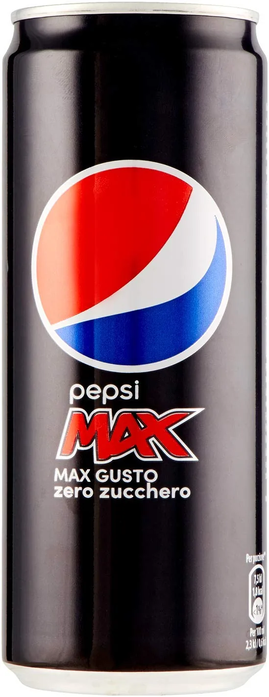 Pepsi Cola Max Gusto Zero Zucchero Lot De 48 Boîtes De Boissons Gazeuses 330 Ml