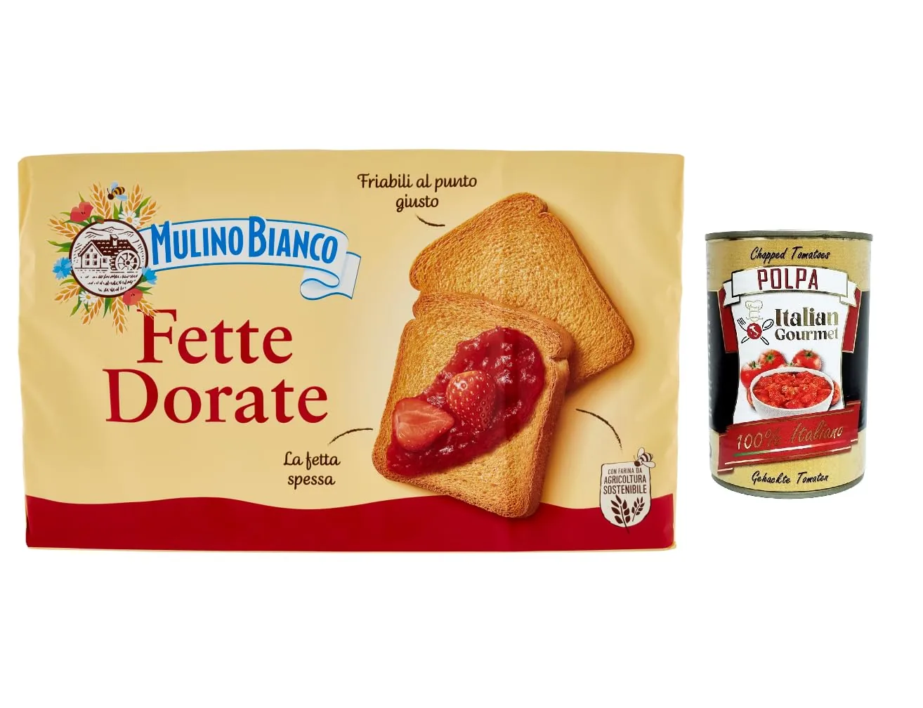 Mulino Bianco Biscottate Le Dorate Lot De 3 Boîtes De 630 G Biscottate Biscotte Bis