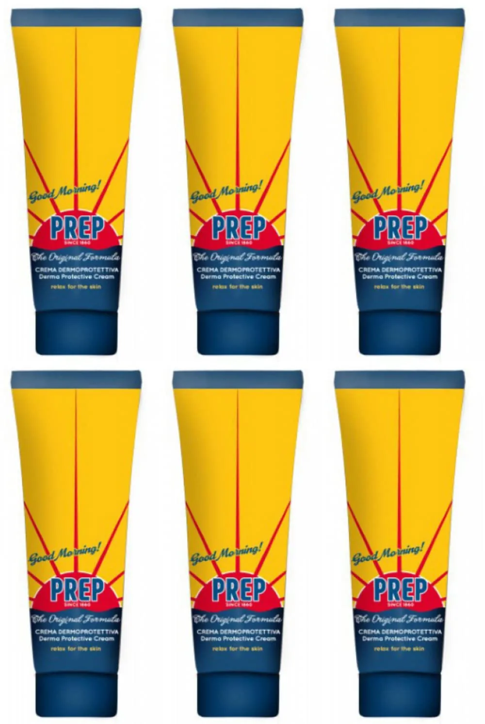 Prep Formula Dermoprotettiva Lot De 6 Crèmes De Protection Pour La Peau 75 Ml