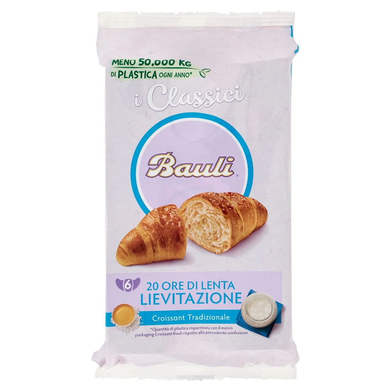 Bauli - Croissant Classico - 6 Pezzi - 240 Gr