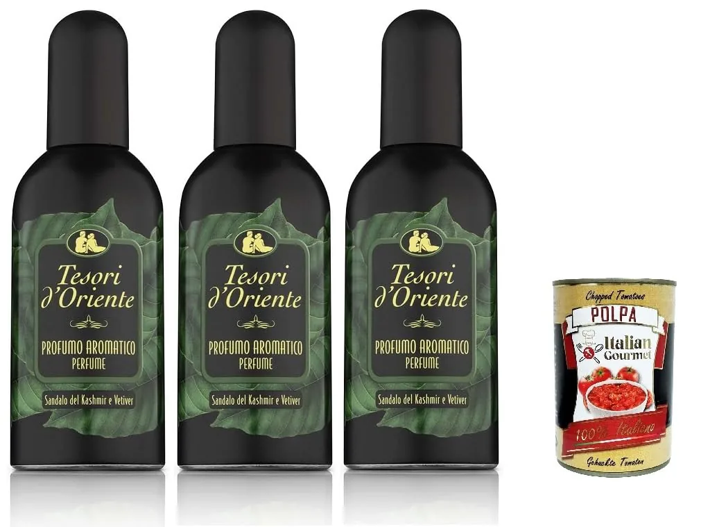 Tesori D'oriente Parfum Cachemire Santal Et Vétiver 100ml + Italian Gourmet Polpa 400g