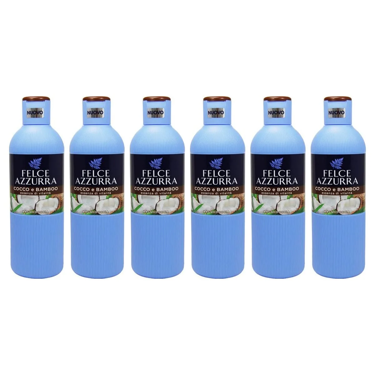Paglieri Felce Azzurra Bagnodoccia Cocco E Bamboo, Gel Douche 650 Ml