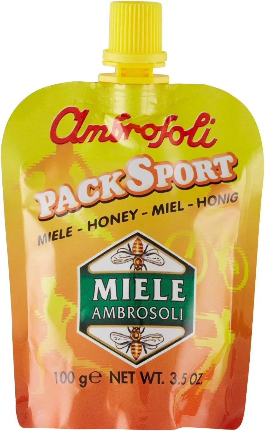 6 X Ambrosoli Miele Pack Sport Honey Miel D'italie 100 G