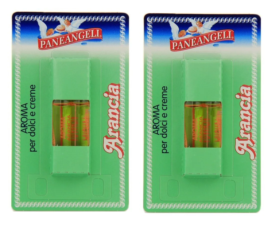 Paneangeli Arancia Lot De 2 Arômes Pour Pâtisserie 2 Ml
