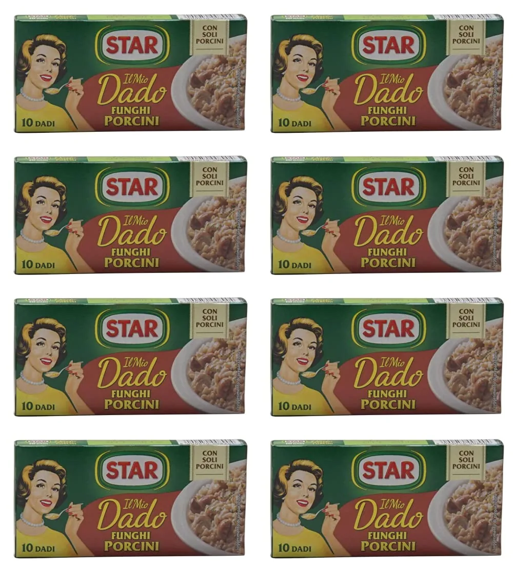 Star Ai Funghi Porcini Confezione Da 8 Scatole Da 100 G