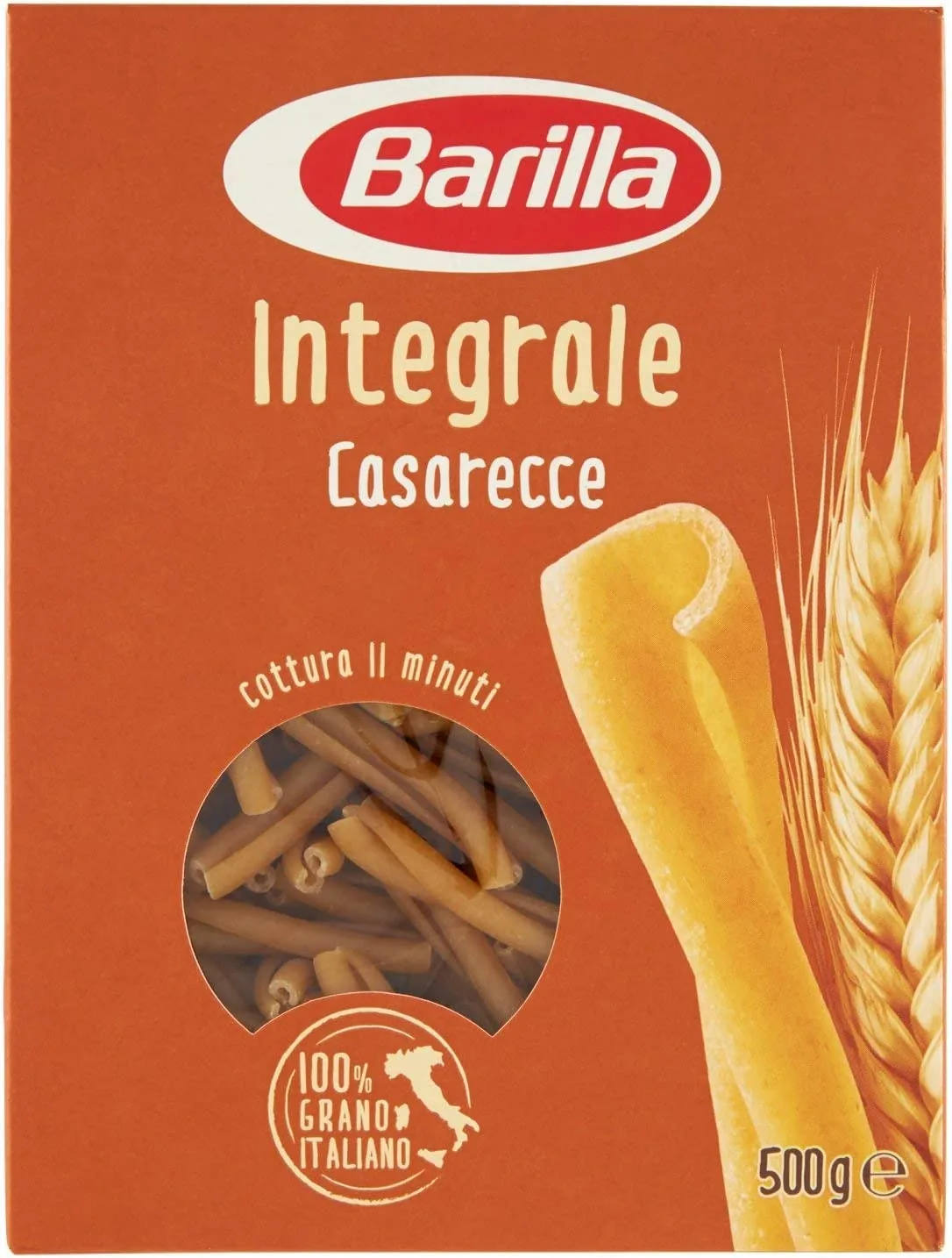 5x Pasta Barilla Casarecce Integrali Pâtes Italiennes À Grains Entiers 500g