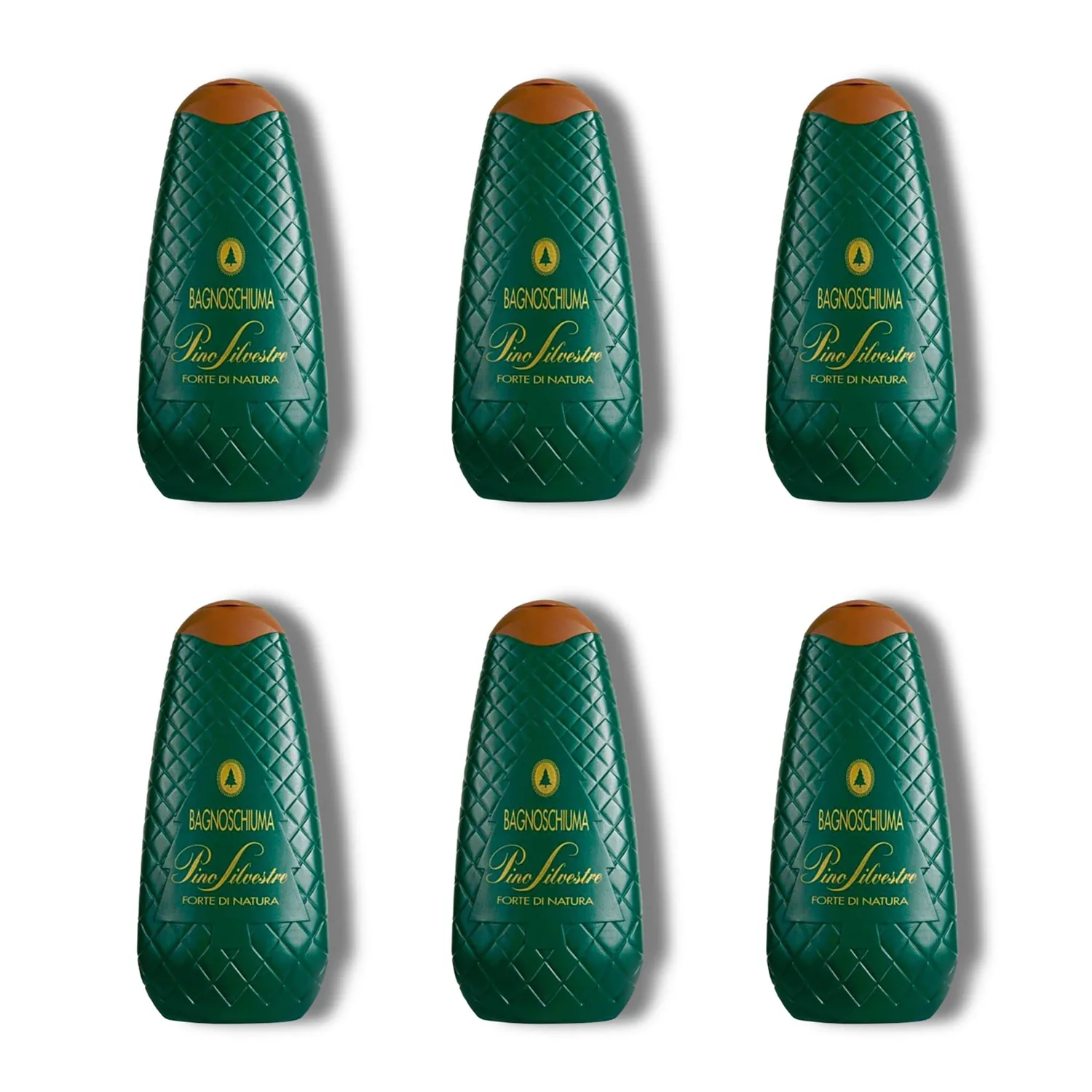 Pino Silvestre Forte Di Natura Lot De 6 Moussants De Bain 750 Ml