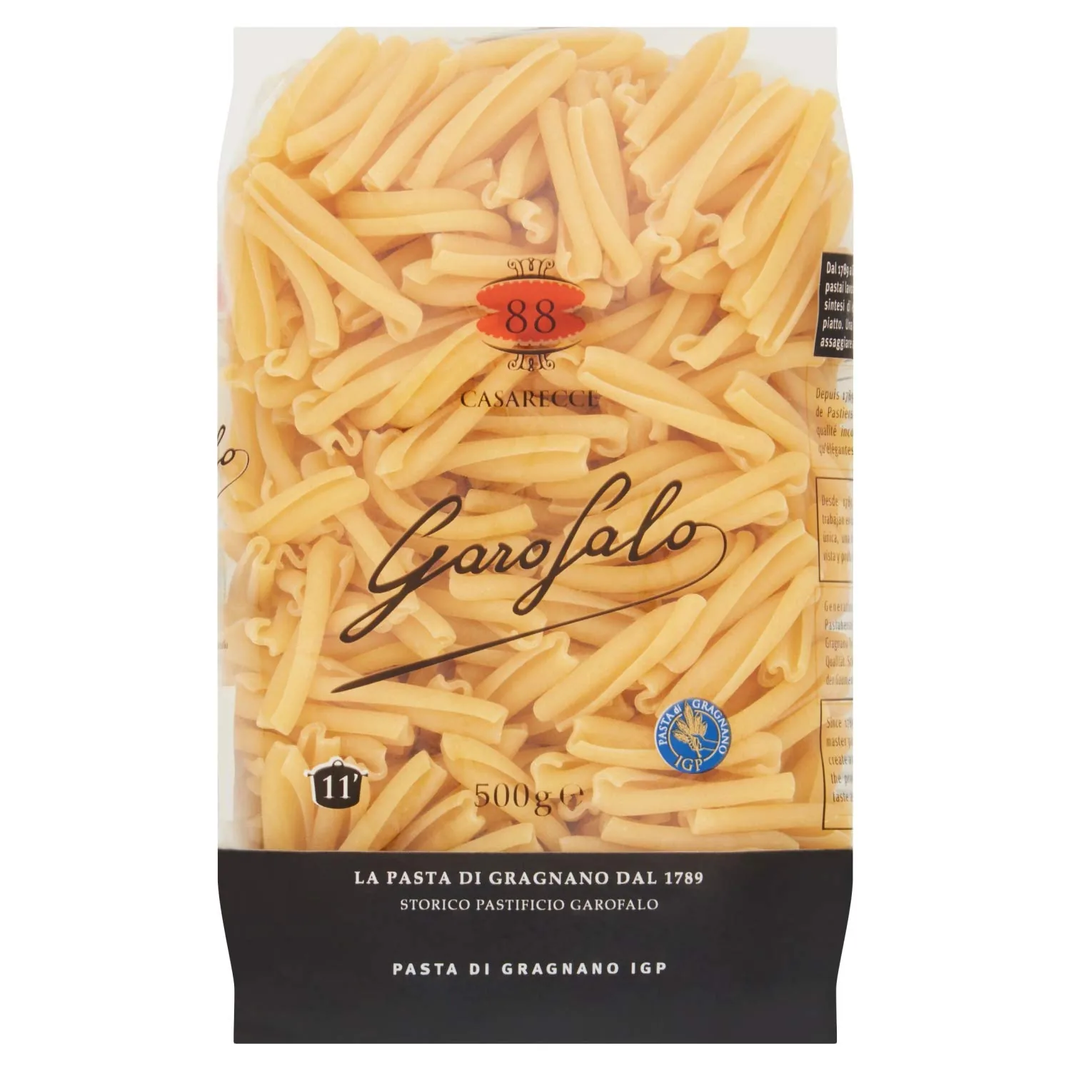 10x Garofalo Casarecce Lot De 4 Boîtes De 500 G