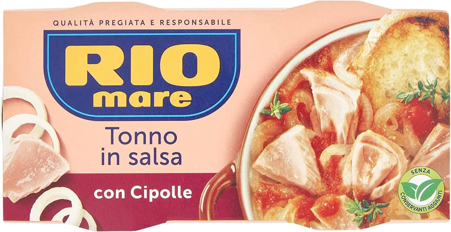 Rio Mare Thon Prêt À L'emploi Oignons Légumes 2 X 160g Nourriture Instantanée
