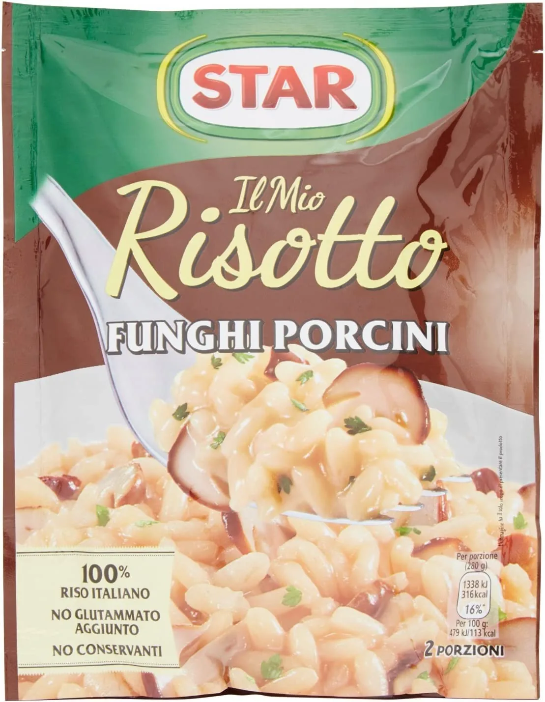 12 X Star Il Mio Risotto Funghi Riz Cèpes 175 G Italiens Plats Préparés