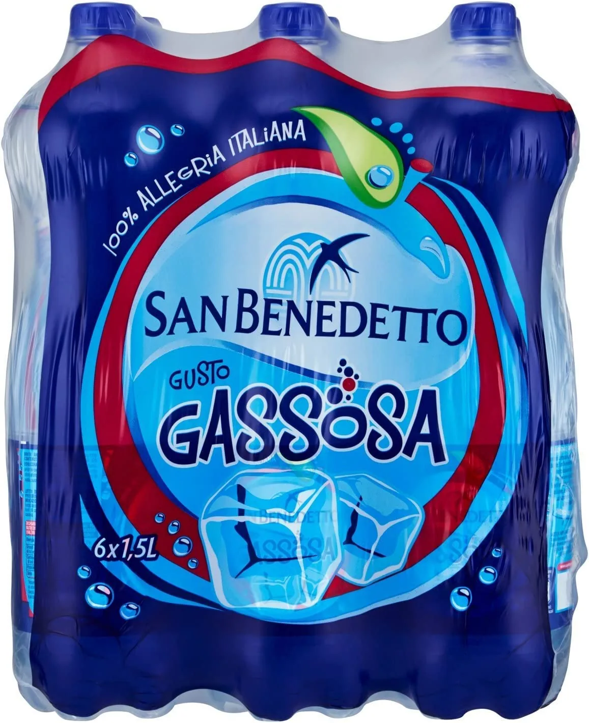 San Benedetto Gassosa Lot De 6 Bouteilles De Soude En Pet Rafraîchissant 1,5 L