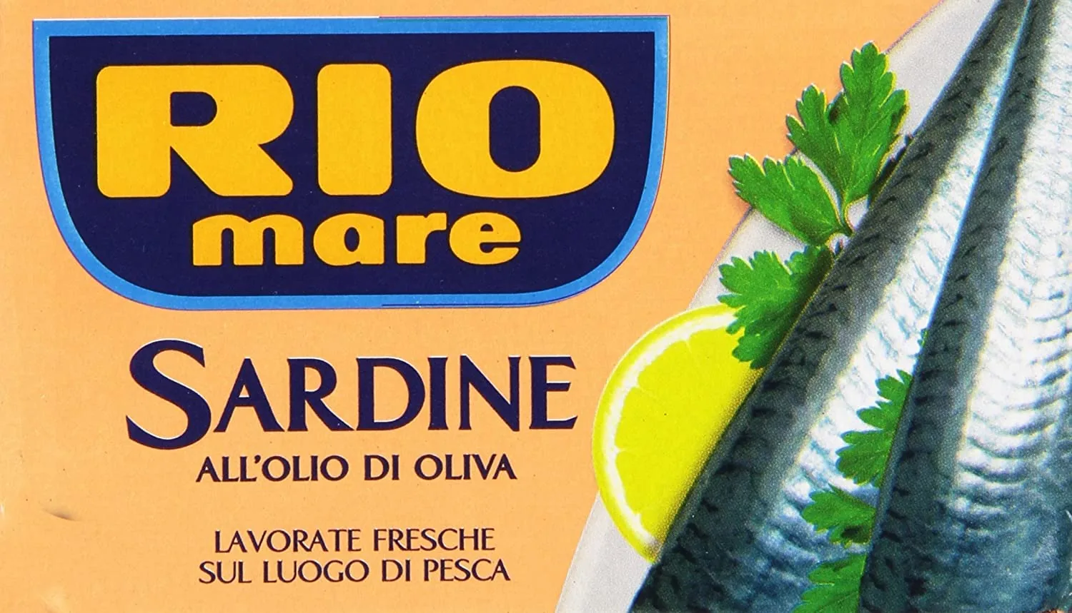 3 X Rio Mare Filetti Di Sardine 120 G De Sardines À L'huile D'olive Désossée