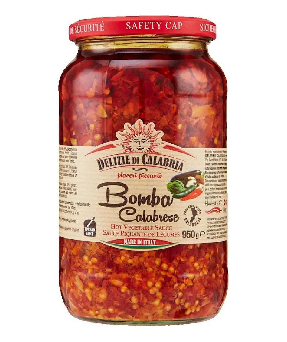 Bomba Calabrese Mix Sauce Légume Chaude 950 G