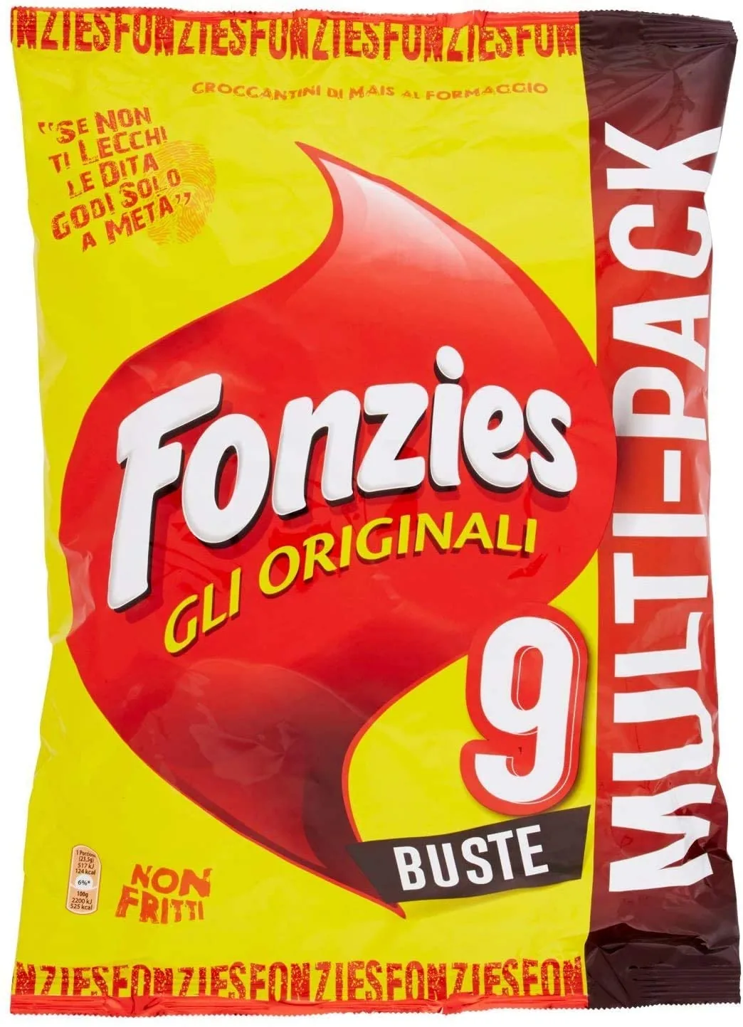 Fonzies L'original Pack De 20 Multipack Contenant 9 Sachets 2 Kilogrammes Au Total (1000044816)