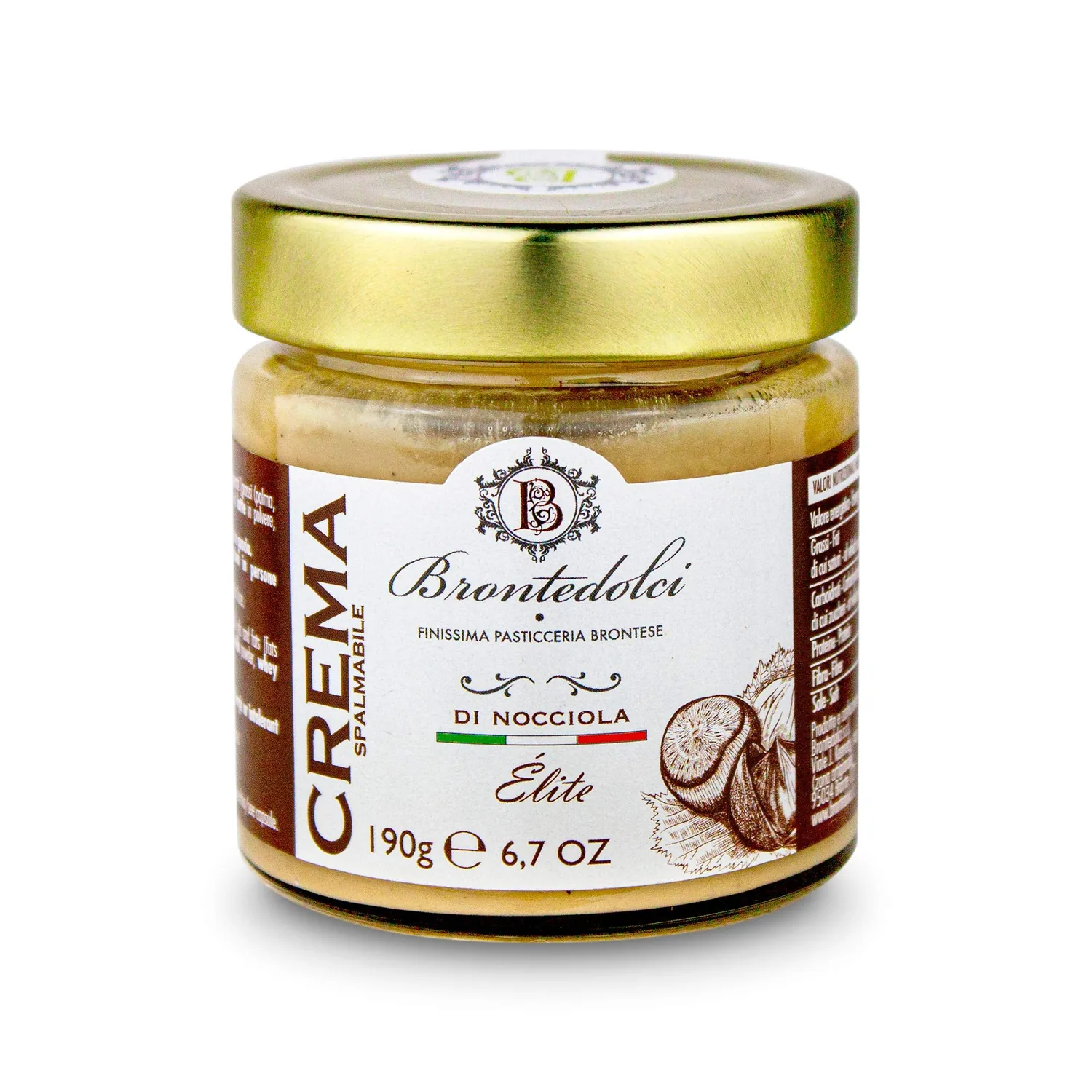 Brontedolci Crème À Tartiner 40 % De Noisettes 190 G