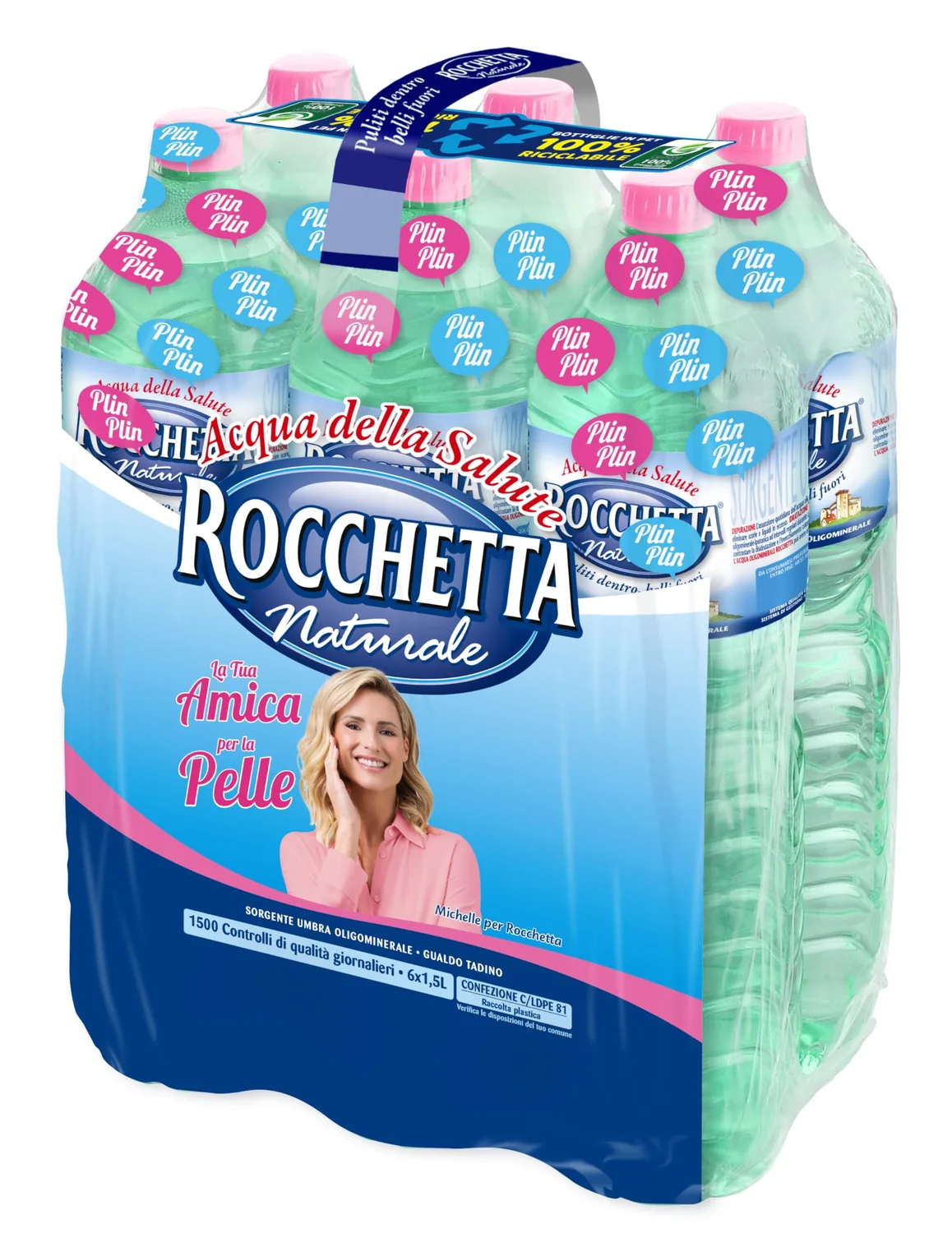 Acqua Rocchetta Naturale Litri 1.5 Confezione Da 6 Bottiglie (1000027896)